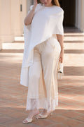 Evie Yellow Lace Pants