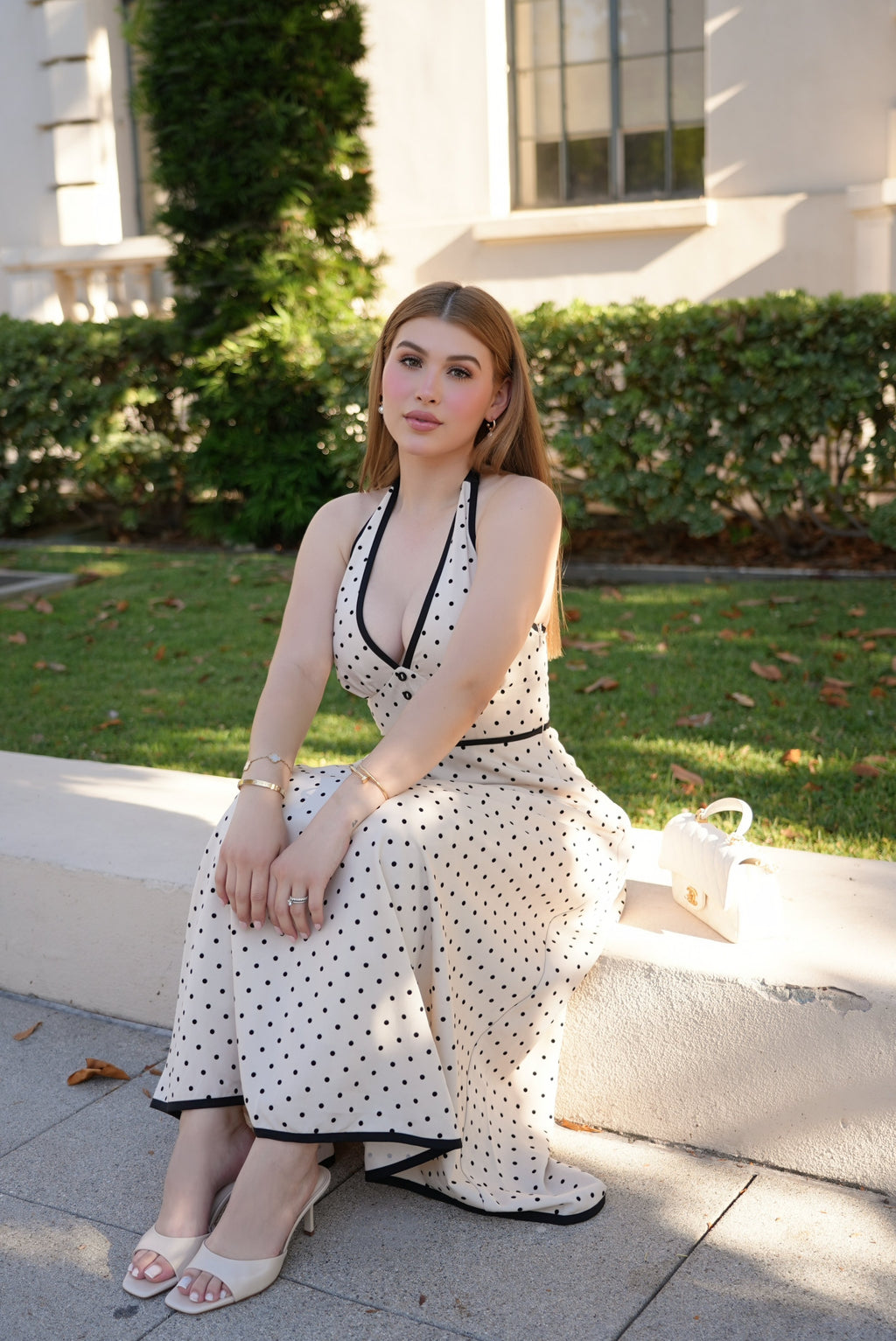 Amelie Polka Dot Dress