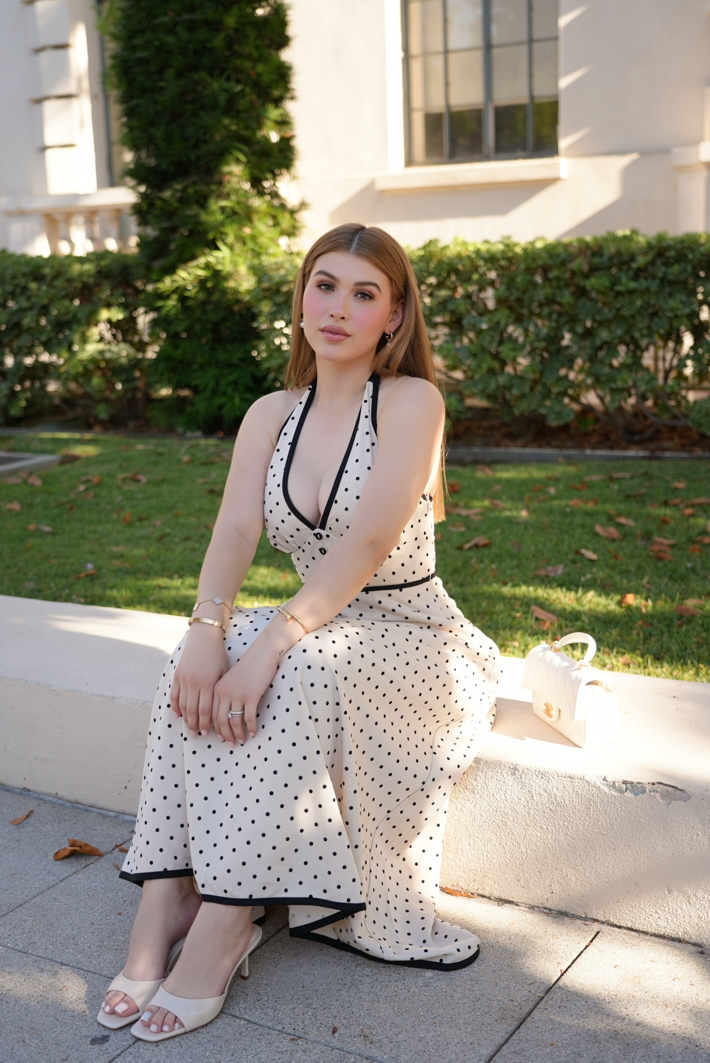 Amelie Polka Dot Dress