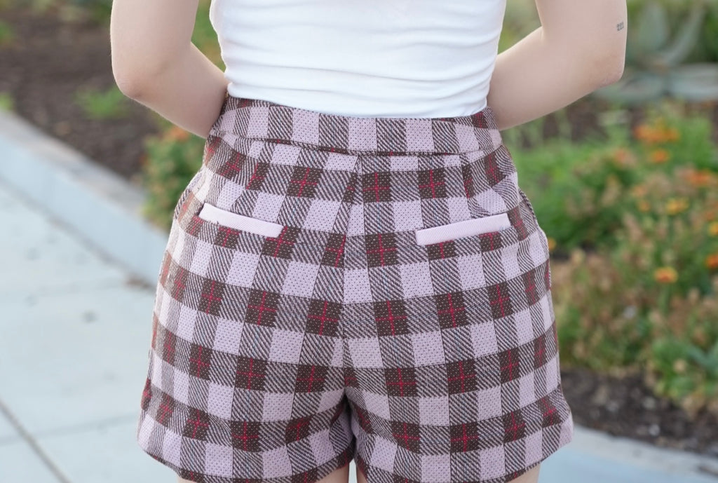 Claire Plaid Set